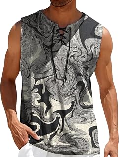 domiricaMens Sleeveless Lace Up Shirts in Pakistan