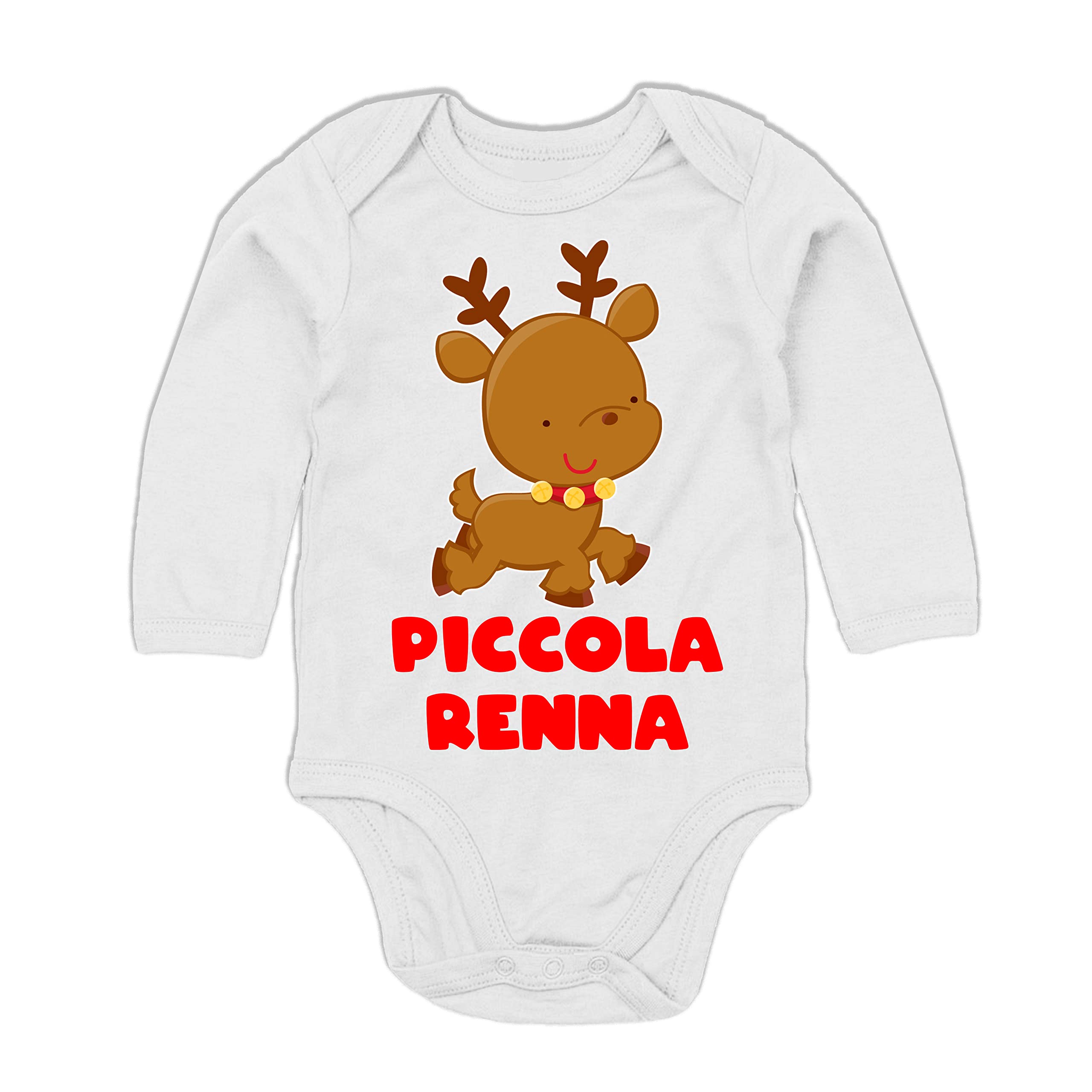 Tris Natale Felpe Girocollo Body Manica Lunga per Uso Quotidiano Giornaliero Famiglia Babbo Natale Renna Pupazzo di Neve papà Mamma Baby Coordinato