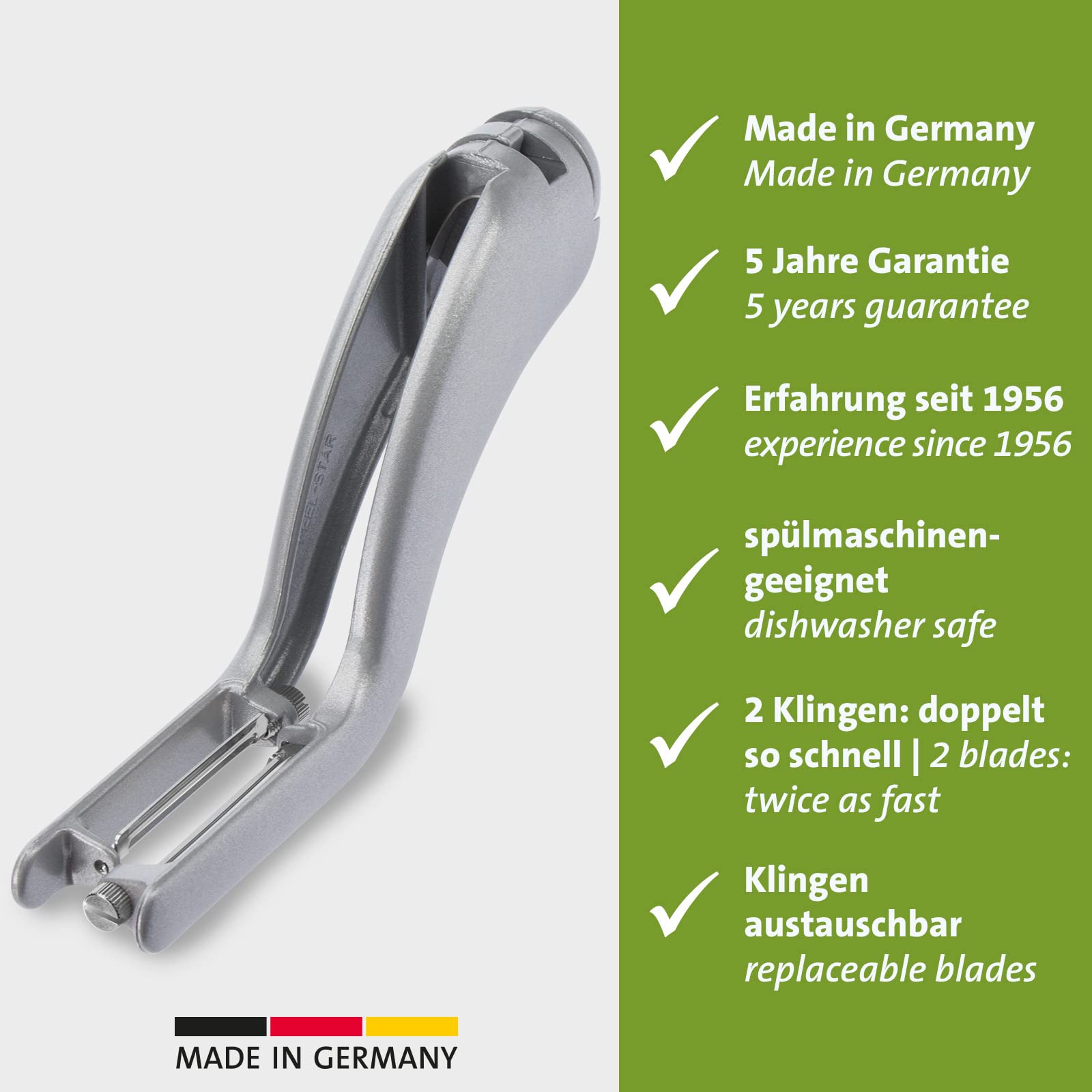 Westmark Vegetable Peeler, One Size, Grey