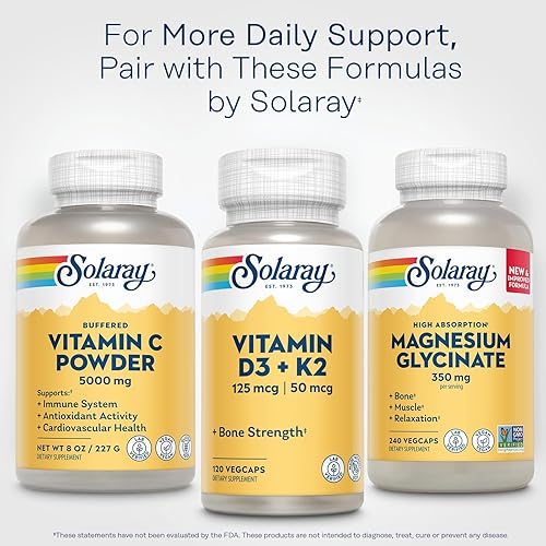 Miniatura 6 de SOLARAY Polvo cristalino de vitamina C de 8 oz en polvo