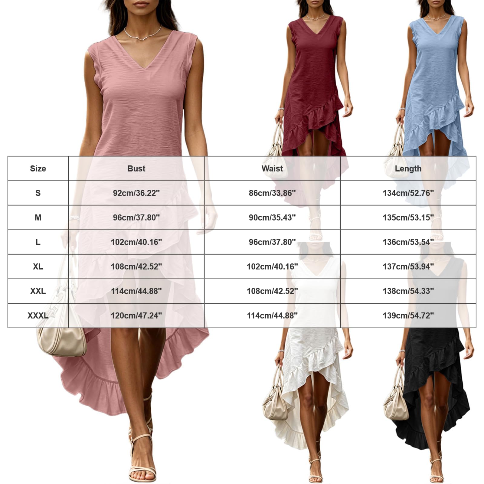 Vestiti Estivi Donna Cotone Elegante e Raffinato Abito Estivo Casual da Donna, Adatto per Feste, spiagge, Matrimoni e Banchetti. Abito Elegante