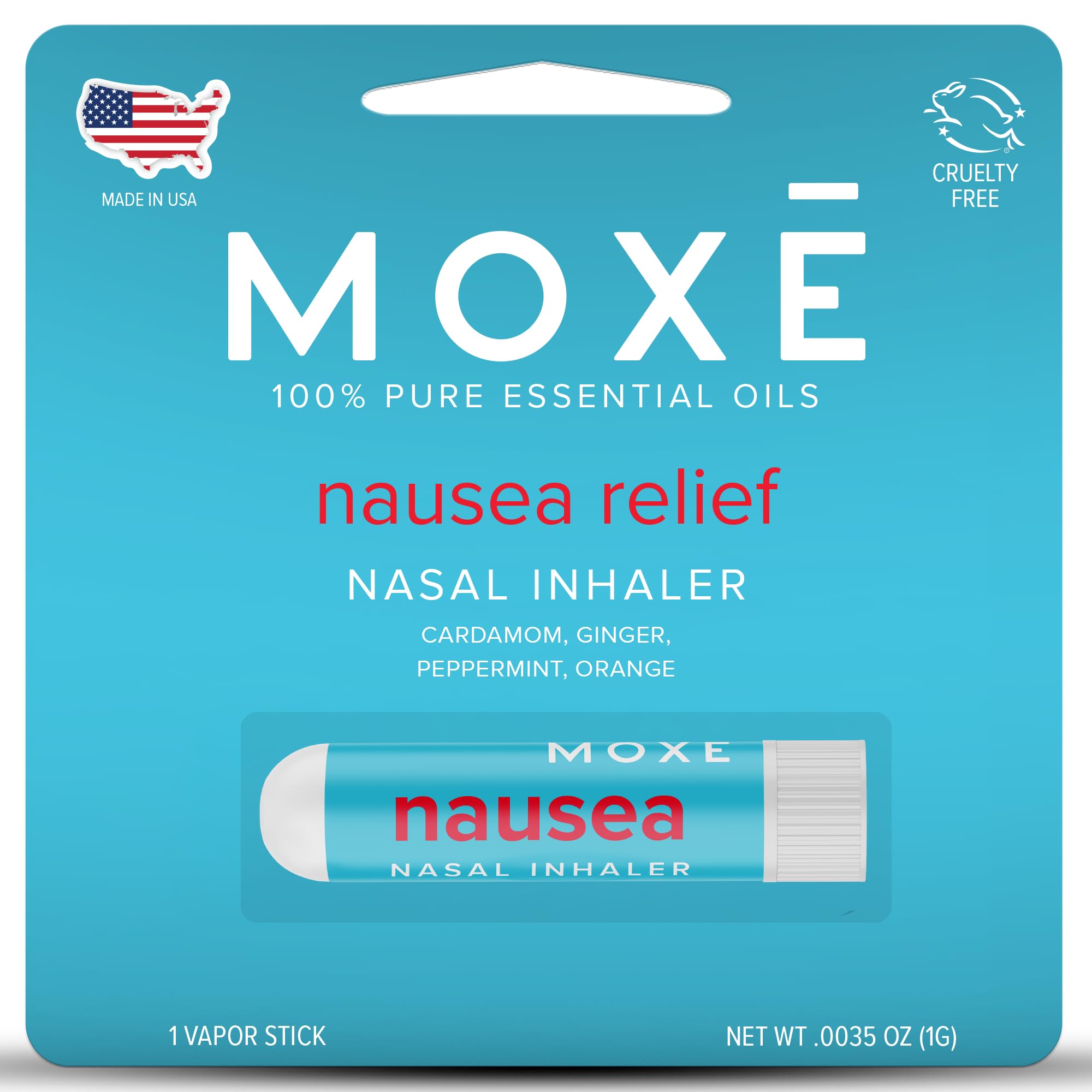 Amazon.com: MOXE Nausea Nasal Inhaler Sticks, All Natural