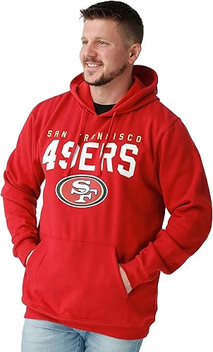 Miniatura 1 de FOCO Sudadera con capucha para hombre con logotipo del equipo de la NFL