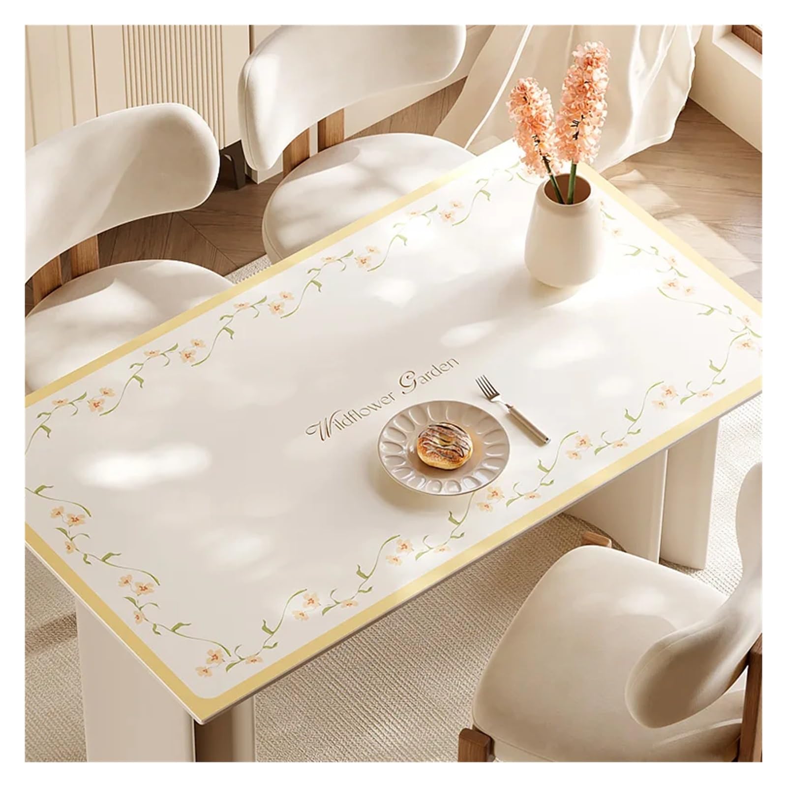Tappetino da scrivania in pelle Tovaglia moderna in pelle impermeabile, resistente all'olio, al calore, tovaglietta da pranzo for la casa(Color 5,65 * 130cm)