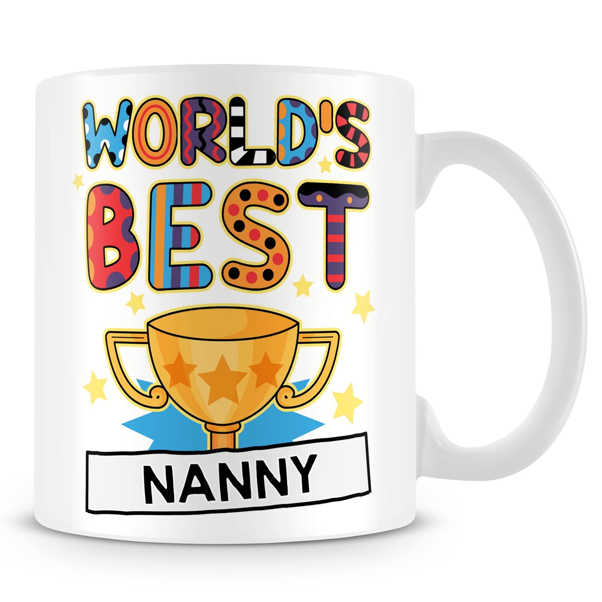 MUGGZ Nanny Mug - Worlds Best Nanny Gift
