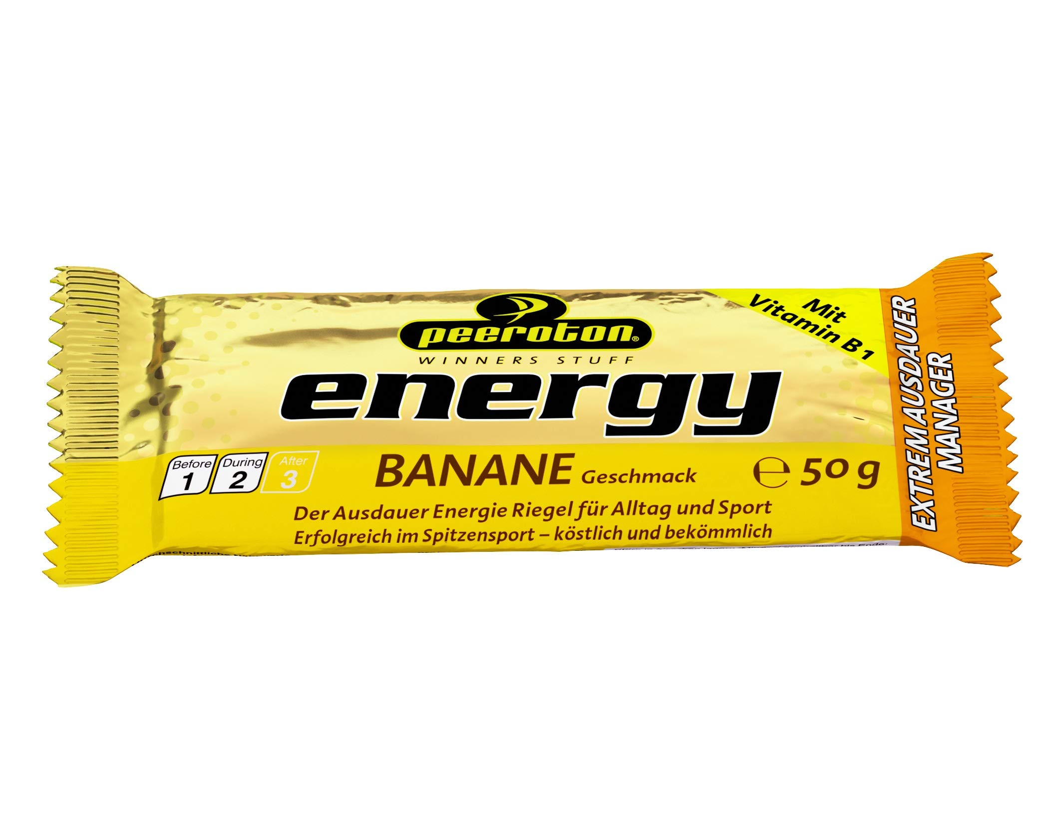 Peeroton Energy Bar Banane, 20er Pack (20 x 50 g)