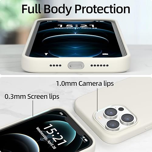 Miniatura 3 de Funda para iPhone 12 Pro Max, silicona líquida de alta calidad, funda protectora de cuerpo completo a prueba de caídas, forro de microfibra suave