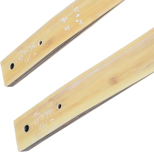 Vista 20 de ZSHJGJR Arco recurvo original Black Hunter de 60 pulgadas para adultos, arco largo de caza americana, arco de tiro con arco de 20 a 60 libras