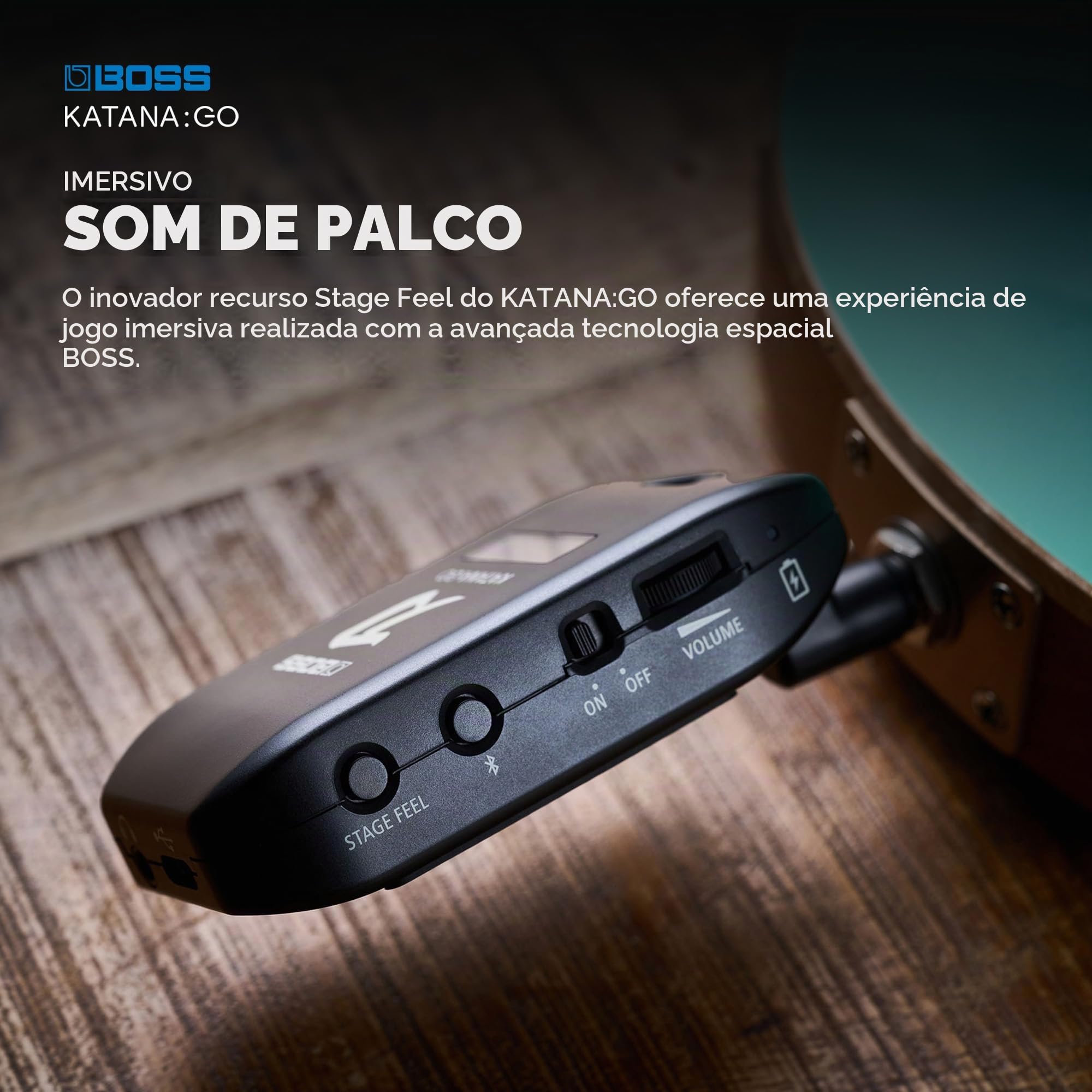 ギター Fender Player BOSS katana go ATH-A500Z BOSS Katana: GO Amplificador de fone de ouvido pessoal para