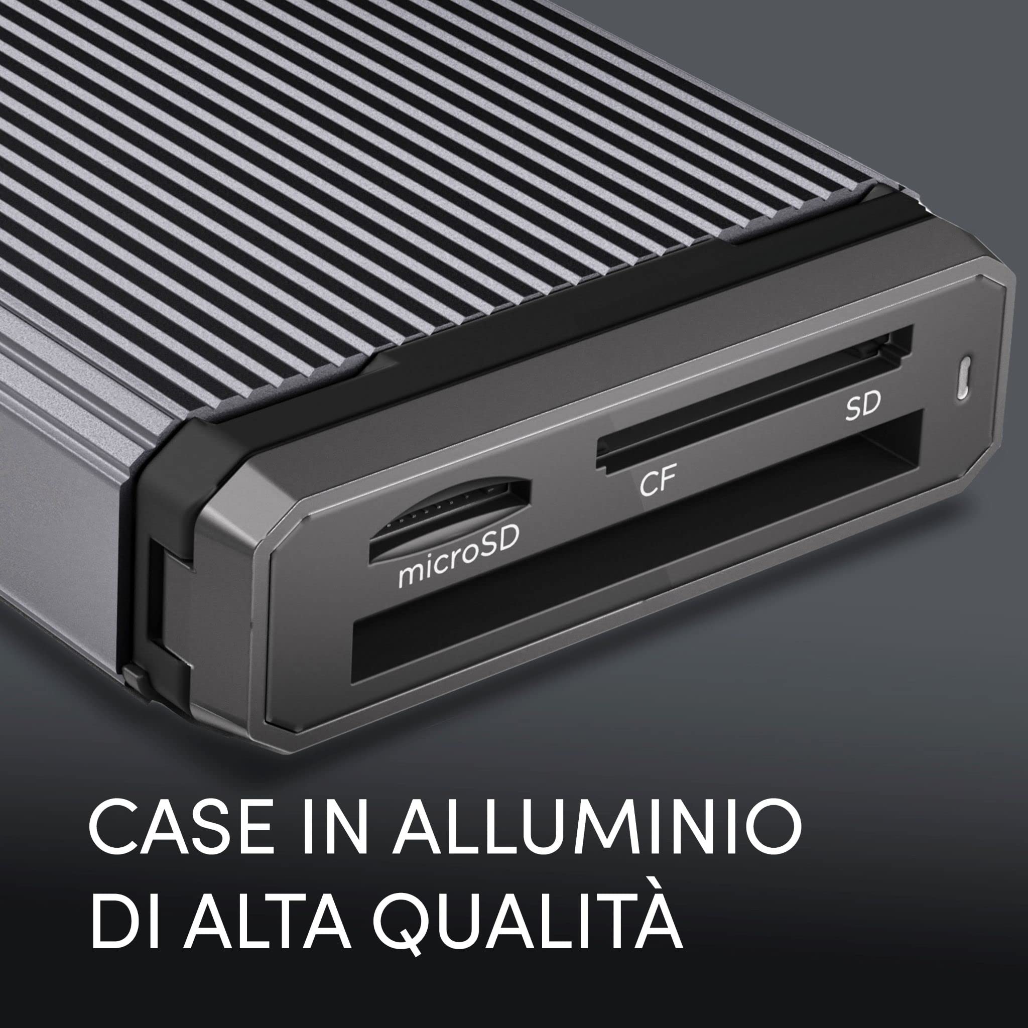 SanDisk Professional PRO-READER Multi-Card con trasferimenti di contenuti multimediali straordinariamente veloci, Nero