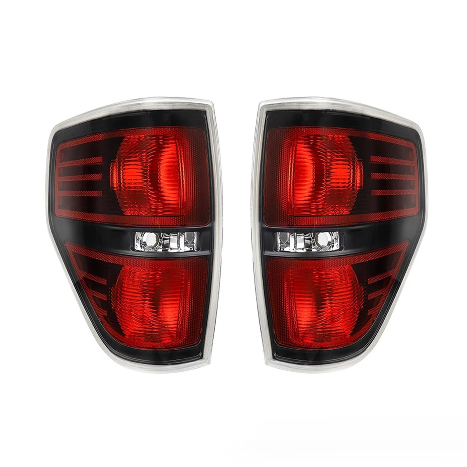 Lampa tylna zespolona Pasuje do samochodów dostawczych Ford F-150 z lat 2009-2014. Zestaw tylnych świateł hamowania.(1 Pair Black)