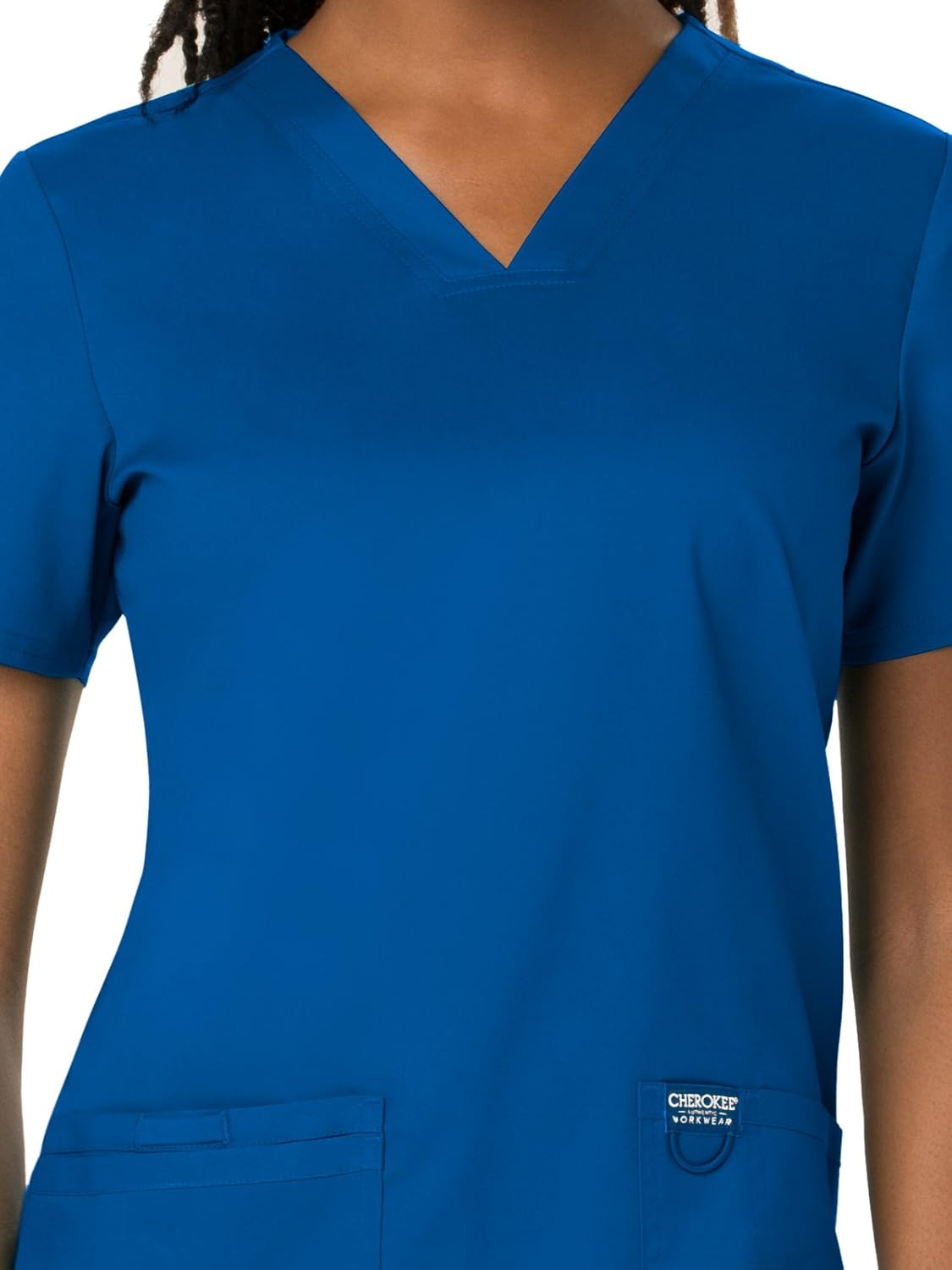 V-Neck Scrubs for Women Workwear Revolution, Soft Stretch, Easy Care WW620 X-Small Royal