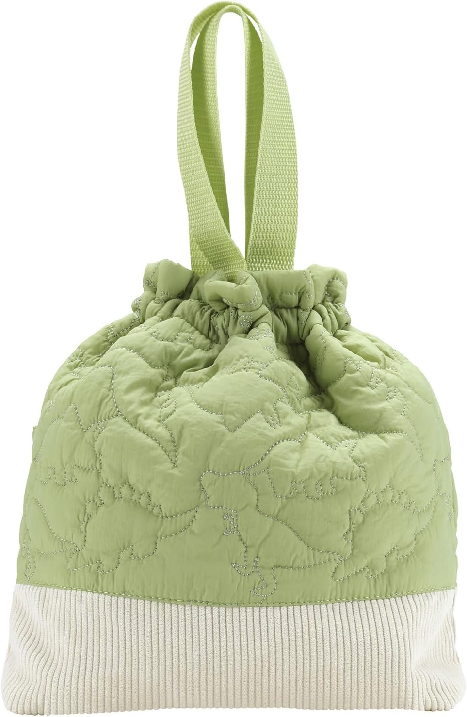 Skater KBOPC1IB-A Diaper Drawstring Bag with Wipe-Wipe Pocket, Ybl Fabric, Dinosaurus, Dinosaur