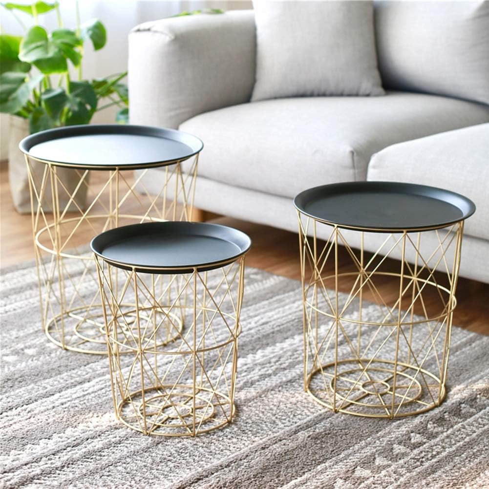 Dirty Laundry Hamper Sorter Basket Dirty Clothes Bag Storage Basket Dirty Clothes Bin Box Nordic Iron Art Storage with Lid Household (Color : Gold, Size : 29.5 33.5cm) (Gold 34 * 38.5cm)