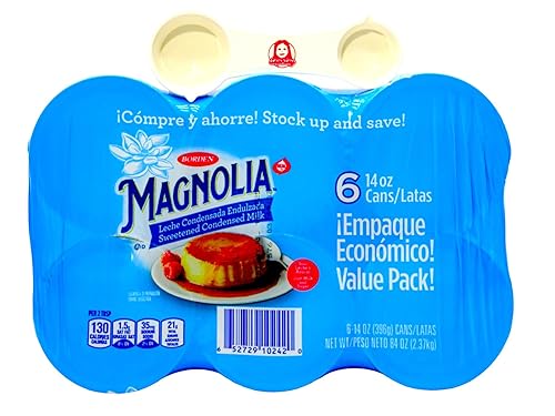 Miniatura 3 de Magnolia - Leche condensada endulzada, paquete de 6 con cuchara medidora Bonus Sophley