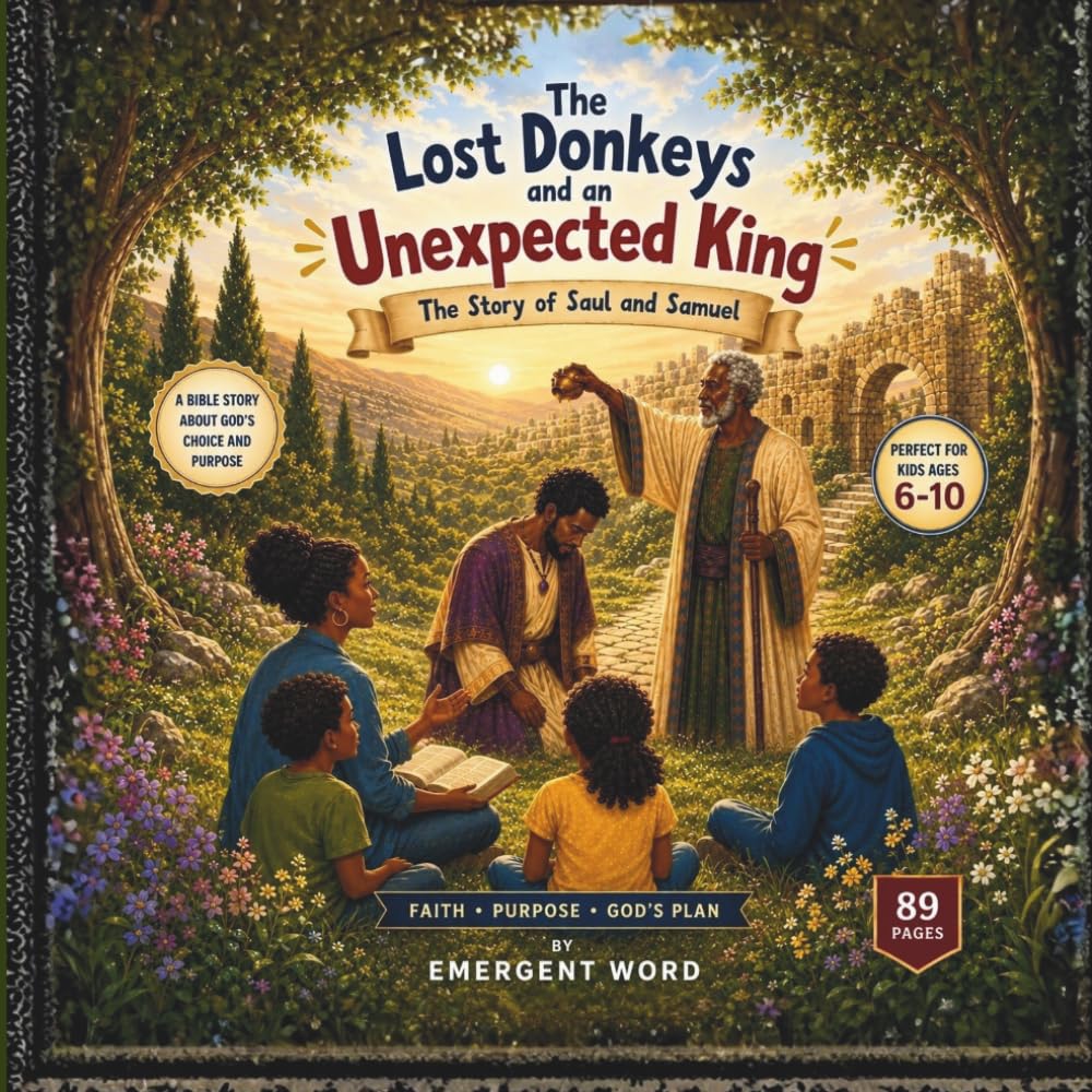 The Lost Donkeys and an Unexpected King: The Story of Saul and Samuel | A Christian Children’s Book About God’s Plan, Faith, and Purpose