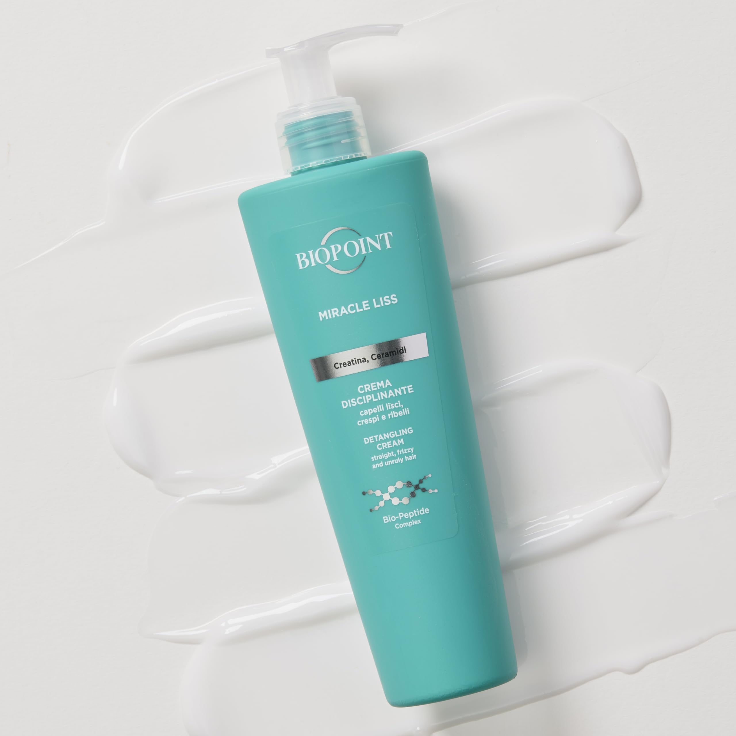 Biopoint Miracle Liss Spray do włosów bez spłukiwania 72 h, działanie przeciw puszeniu, gładkość 72 h, nadaje miękkości i lekkości, 200 ml