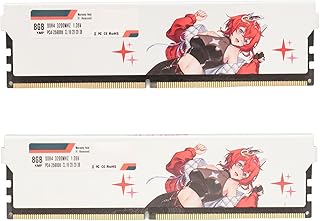 Kit de RAM DDR4 16GB, 2 x 8 GB/2 x 16 GB, frequência de 3200 MHz, CL 16 20 20 38, 1,35V, módulo de memória de atualização de memória de desktop de computador, suporte XMP2.0 (16 GB (2 x 8 GB))