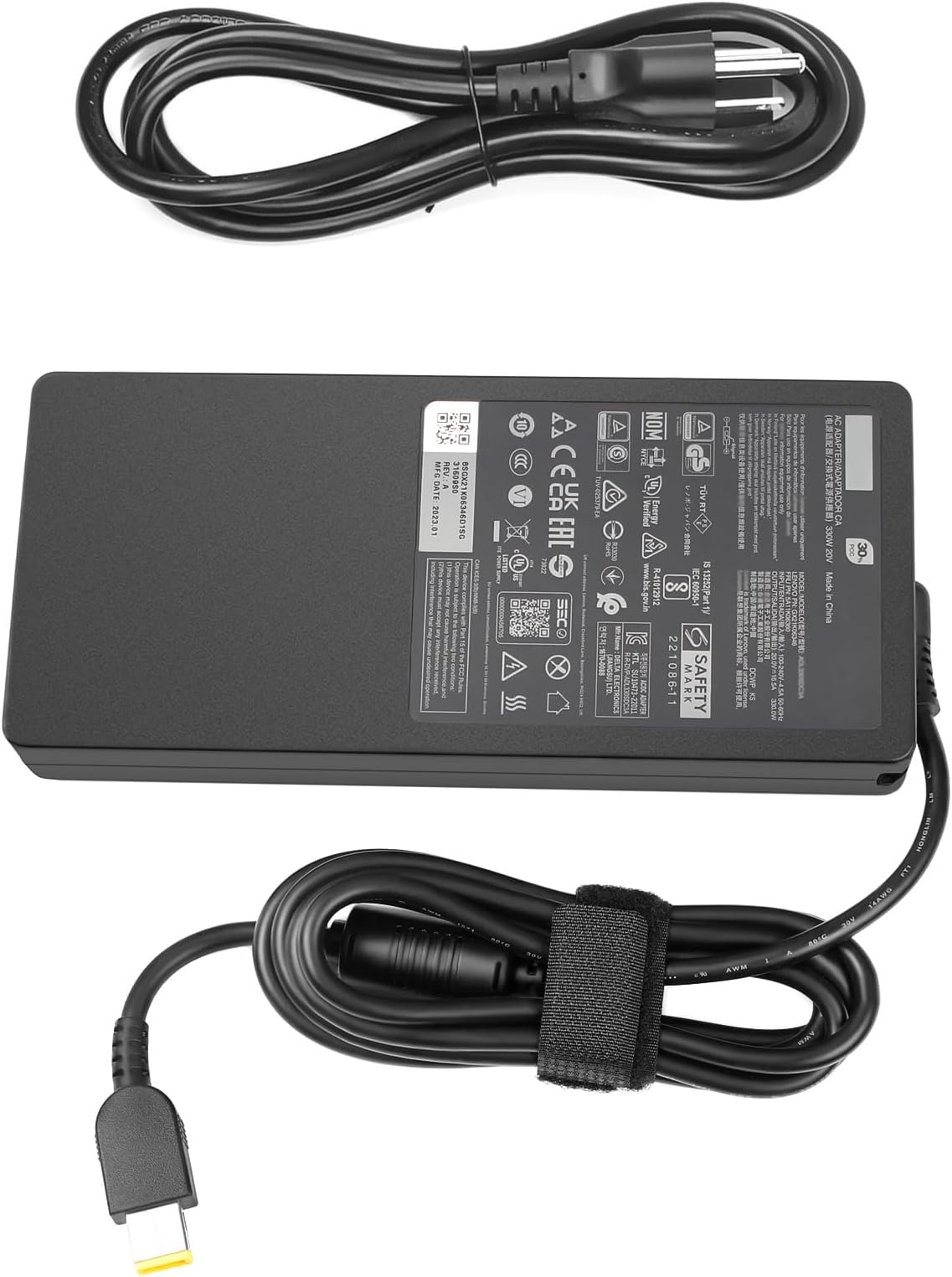 - 330W Charger Compatible with Lenovo Legion 9 7 7i 9i pro Y9000 Y7000 RXT 4090 4080 4070 Laptop Power Adapter GX21M50608 ADL330SDC3A