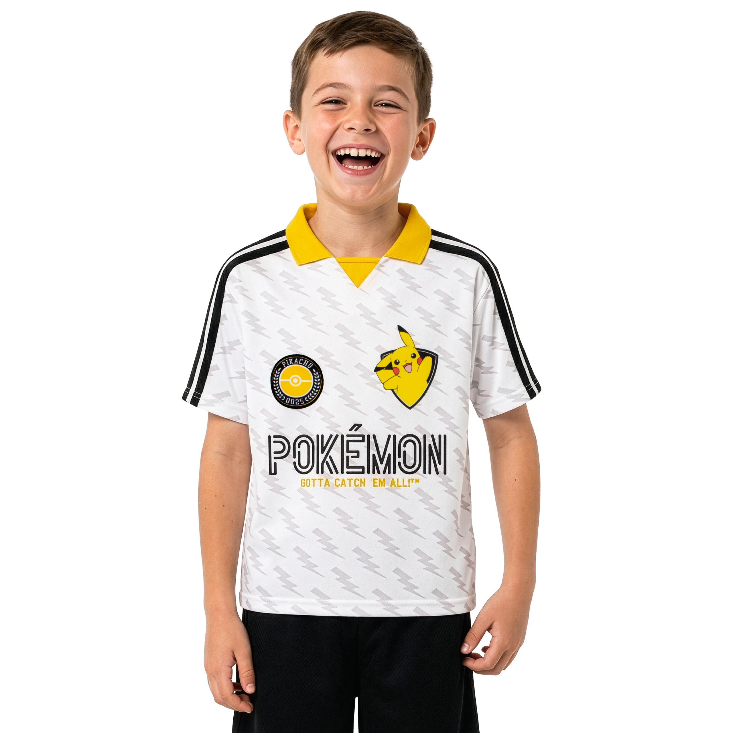 Pokémon Camiseta De Fútbol Oversize Niño Pikachu Jersey