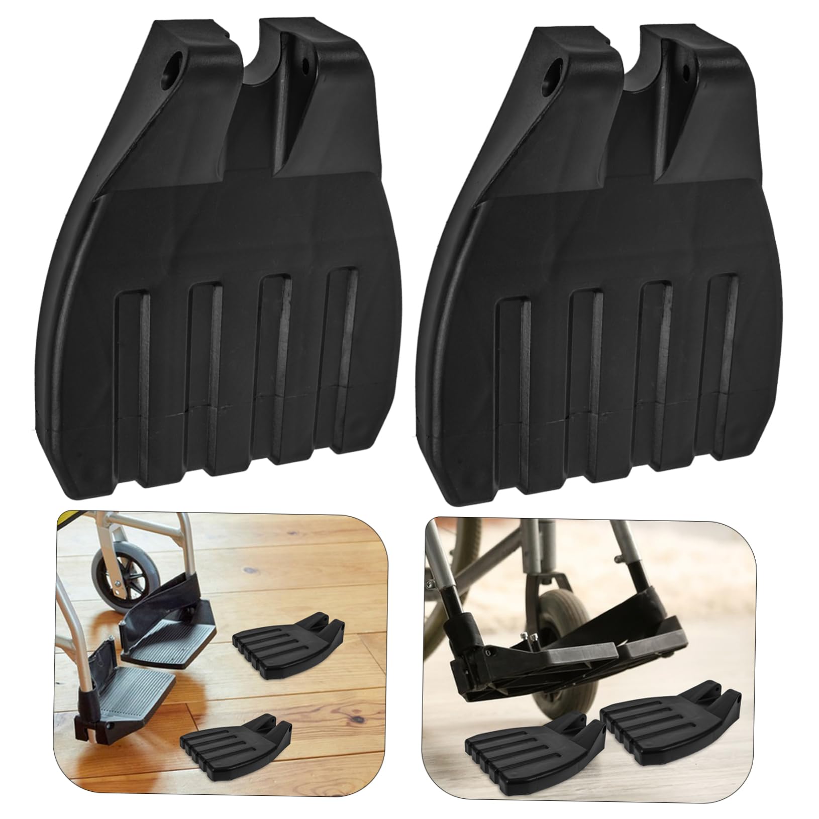 FRCOLOR 8 Piezas Reposapiés Para Silla De Ruedas Almohadilla Para Las Reposapiés De Repuesto Para Silla De Ruedas Para a De as Para Pacientes Pedal De a