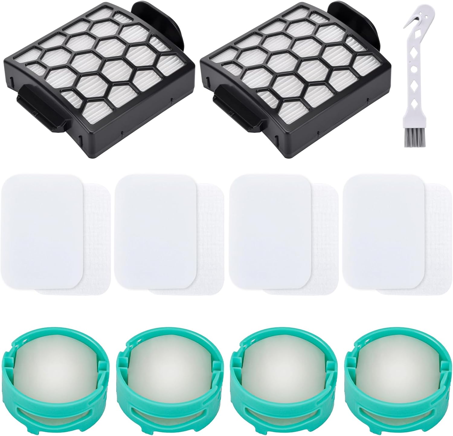 ZU102 Filter for Shark ZU100 Odor Neutralizer Cartridges for Shark ZU102 Pet Upright Vacuum Replacement Parts # 1238FT60 & 1239FT60 & 1541FC3000