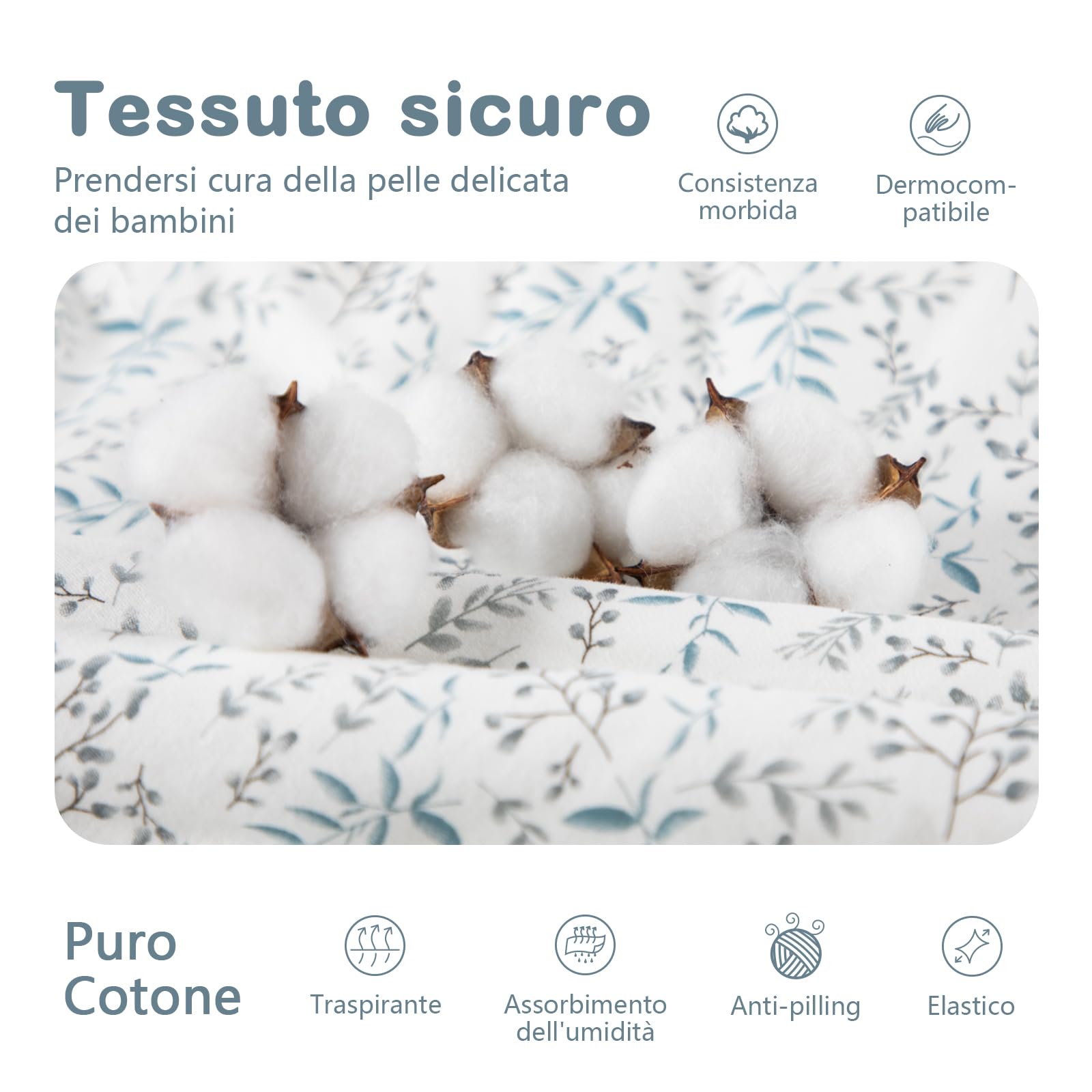 Mosebears Sacco nanna invernale per bambini, 2,5 Tog, 100% cotone, diverse dimensioni, dalla nascita fino a 18 mesi, adatto per tutto l'anno