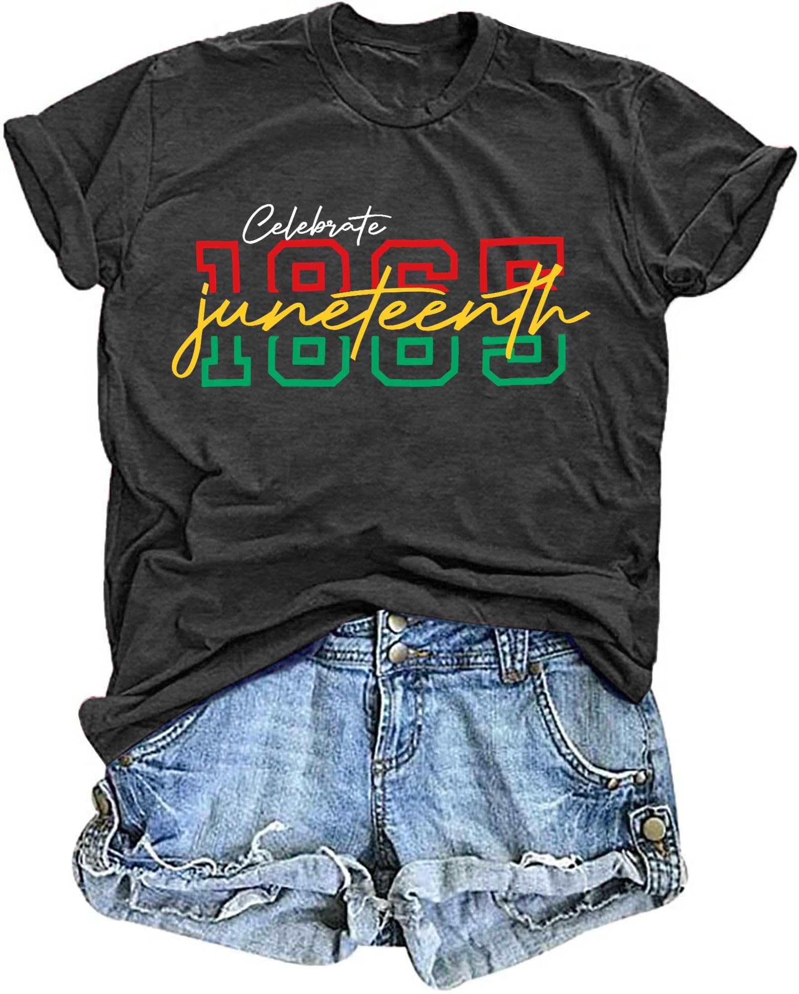 Juneteenth Shirts for Women: Blackity T Shirt 1865 Freedom T-Shirt Juneteenth Vibes Graphic Tee Tops Black Pride Shirt