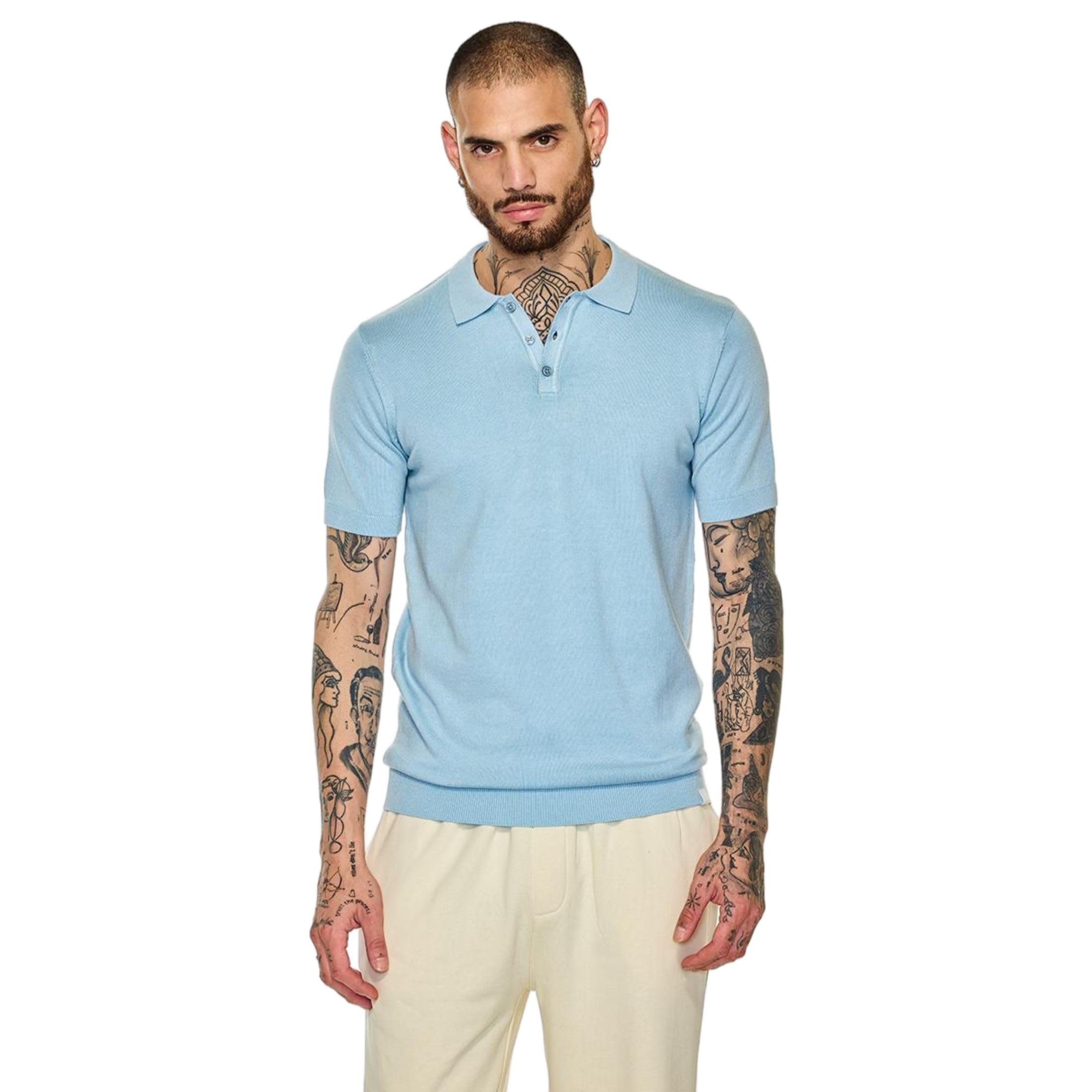 Men Polo T-Shirt | Slim Fit Ribbed Texture Design | Premium Viscose Blend Fabric with Breathable & Lightweight Features | Casual Wear for Everyday Use-image-1