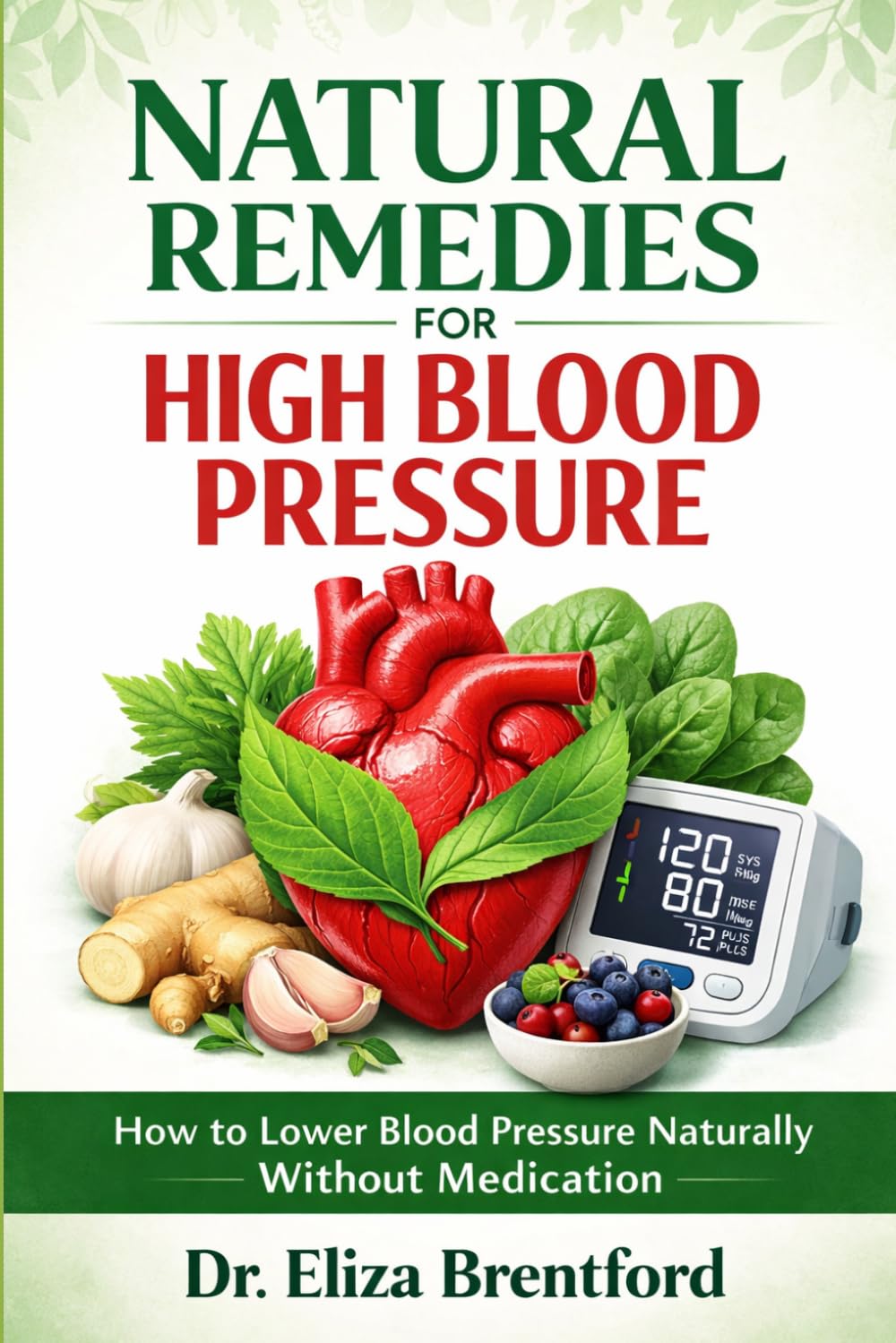 NATURAL REMEDIES FOR HIGH BLOOD PRESSURE: How to Lower Blood Pressure Naturally Without Medication