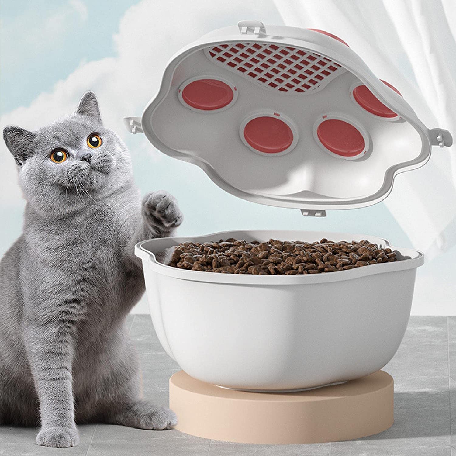 Amazon.co.jp: ペットフード収納ボックス ペットフード 保存容器