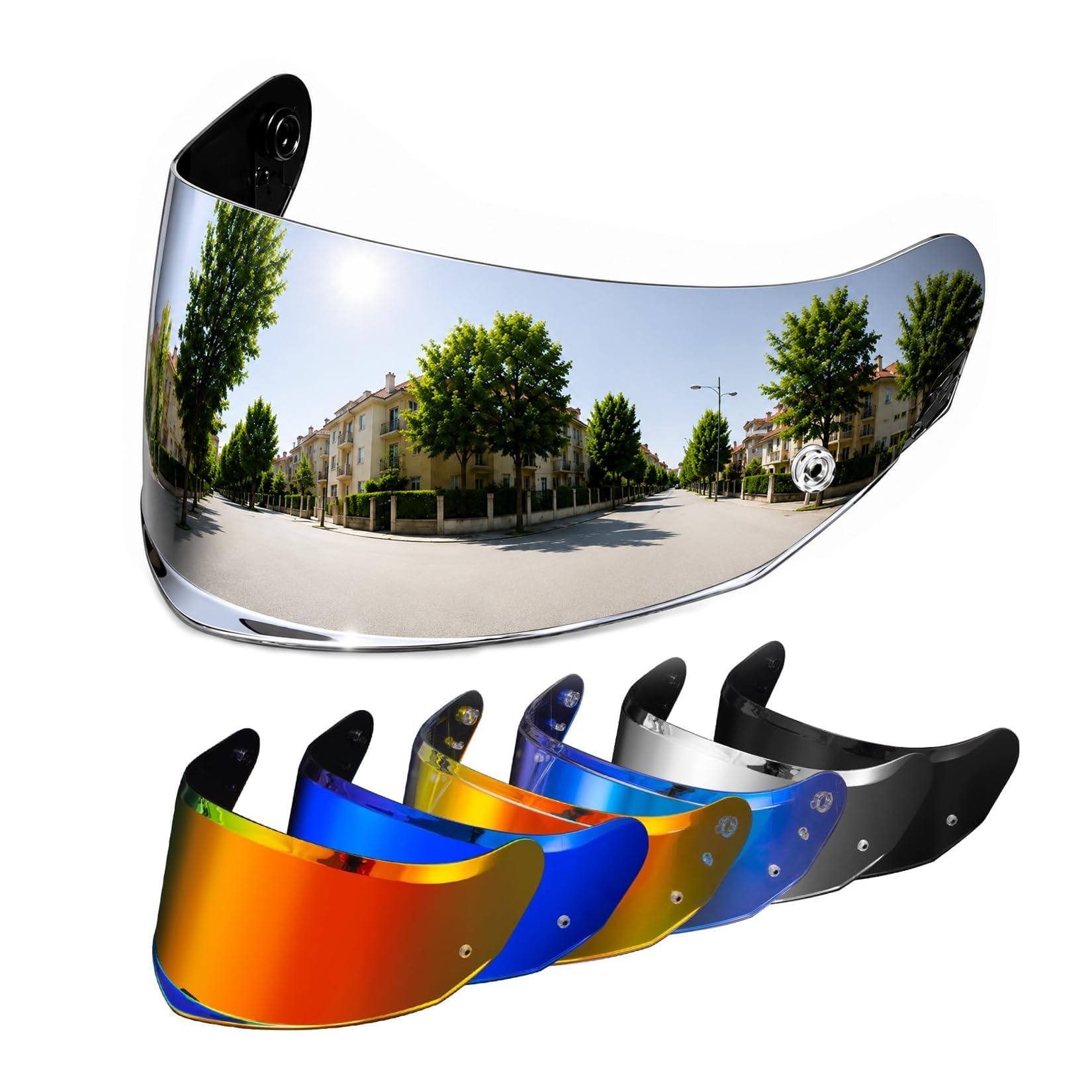 PSLER Stream II Helmet Tinted Visor FF808 Face Shield Replacement for Stream II FF808