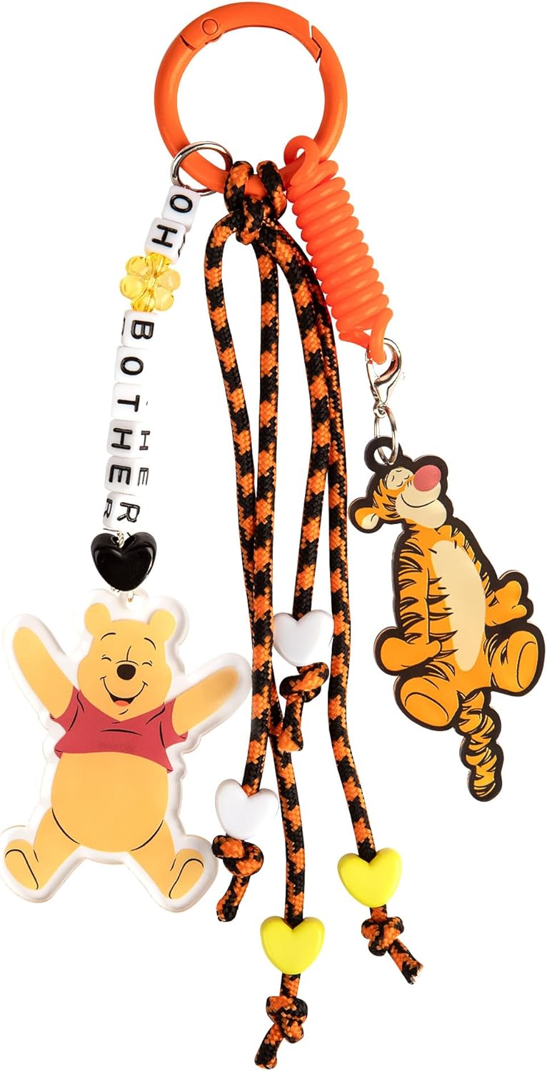 Fashion Angels Disney Craft Accessories DIY Charm Crafting Kit Assortment, Makes 6 Keychains with Toy Story, Winnie the Pooh, Moana, The Little Mermaid, Stitch, Mickey & Friends, for Kids Ages 8+