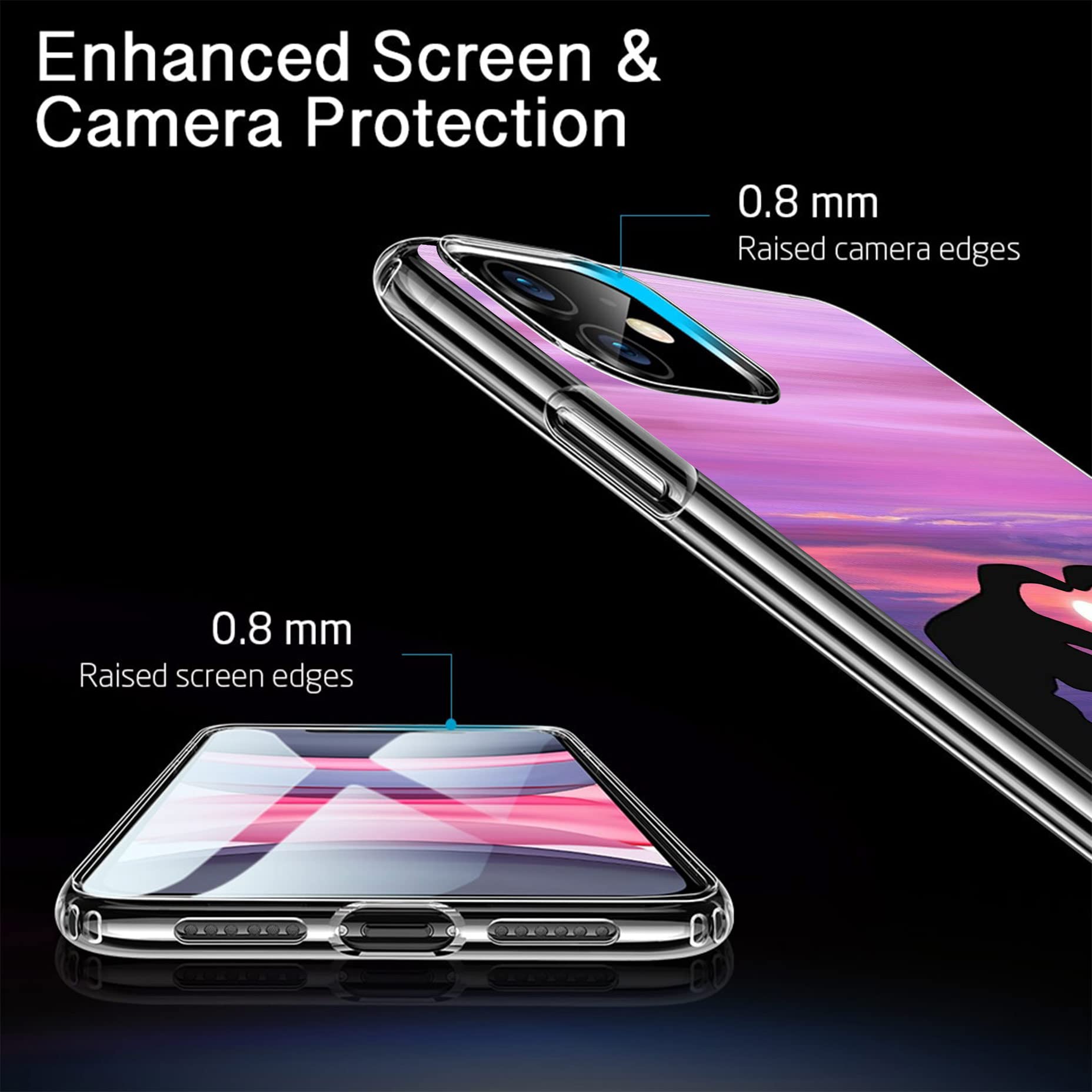 KARTXITAI Funda Silicone Case Compatible Con Blackview Oscal Flat