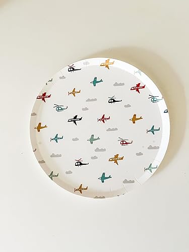 Miniatura 4 de Kit de suministros para fiesta de cumpleaños de avión, decoraciones de fiesta temática de avión, decoraciones de fiesta temática de avión para niños