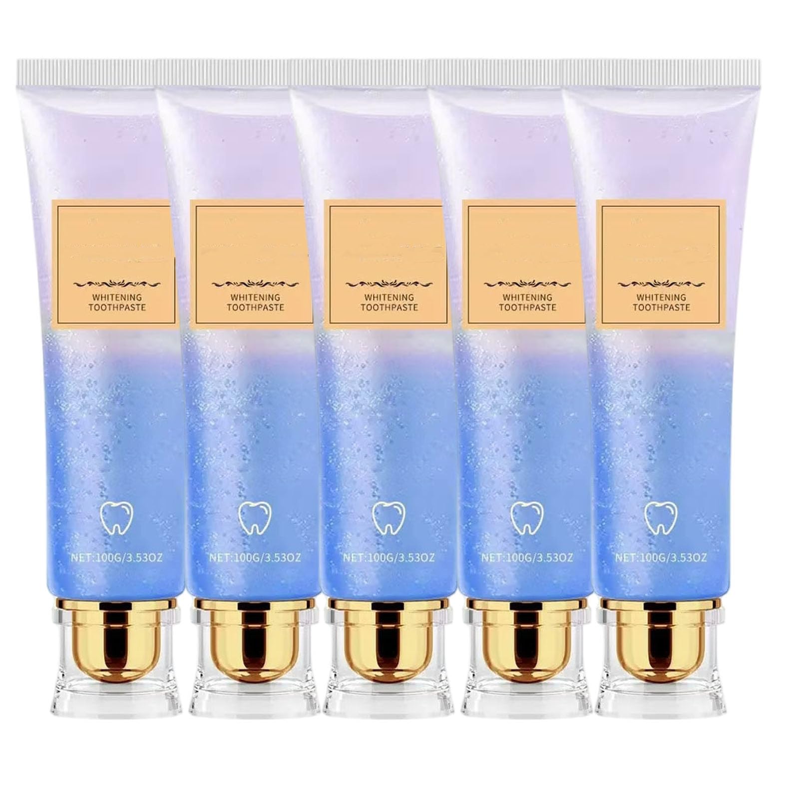 Niacinamide dentifricio sbiancante gel dentifricio niacinamide dentifricio smacchiatore naturale delicato pulizia profonda dentifricio radiante sbiancante per riparazione carie (5 pezzi)
