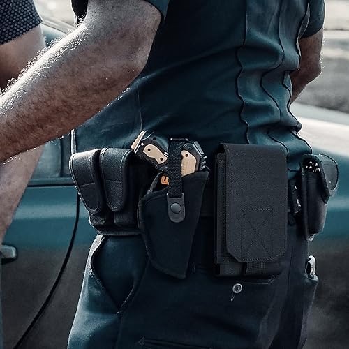 Miniatura 6 de IronSeals Funda táctica Molle para teléfono, bolsa universal para cinturón para iPhone 17 Pro Max17 Pro1716 Pro Max15 Pro Max14 Pro Max1312, Samsung