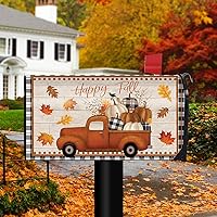 Vista 1 de Briarwood Lane Happy Fall Pickup - Funda grande para buzón primitivo de gran