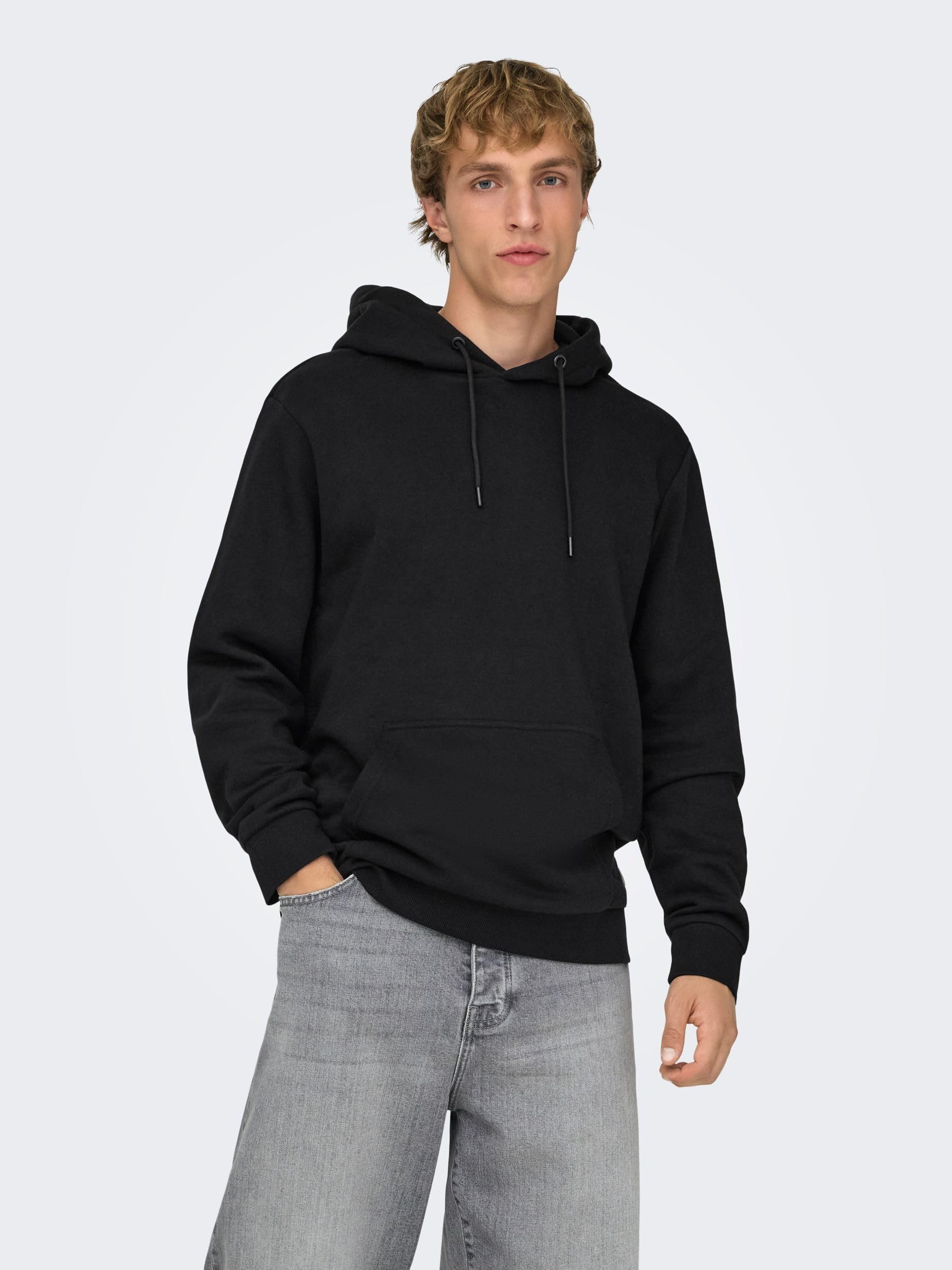 Only & Sons Sweat à Capuche Sweat-Shirt Regular Fit Sweat à Capuche