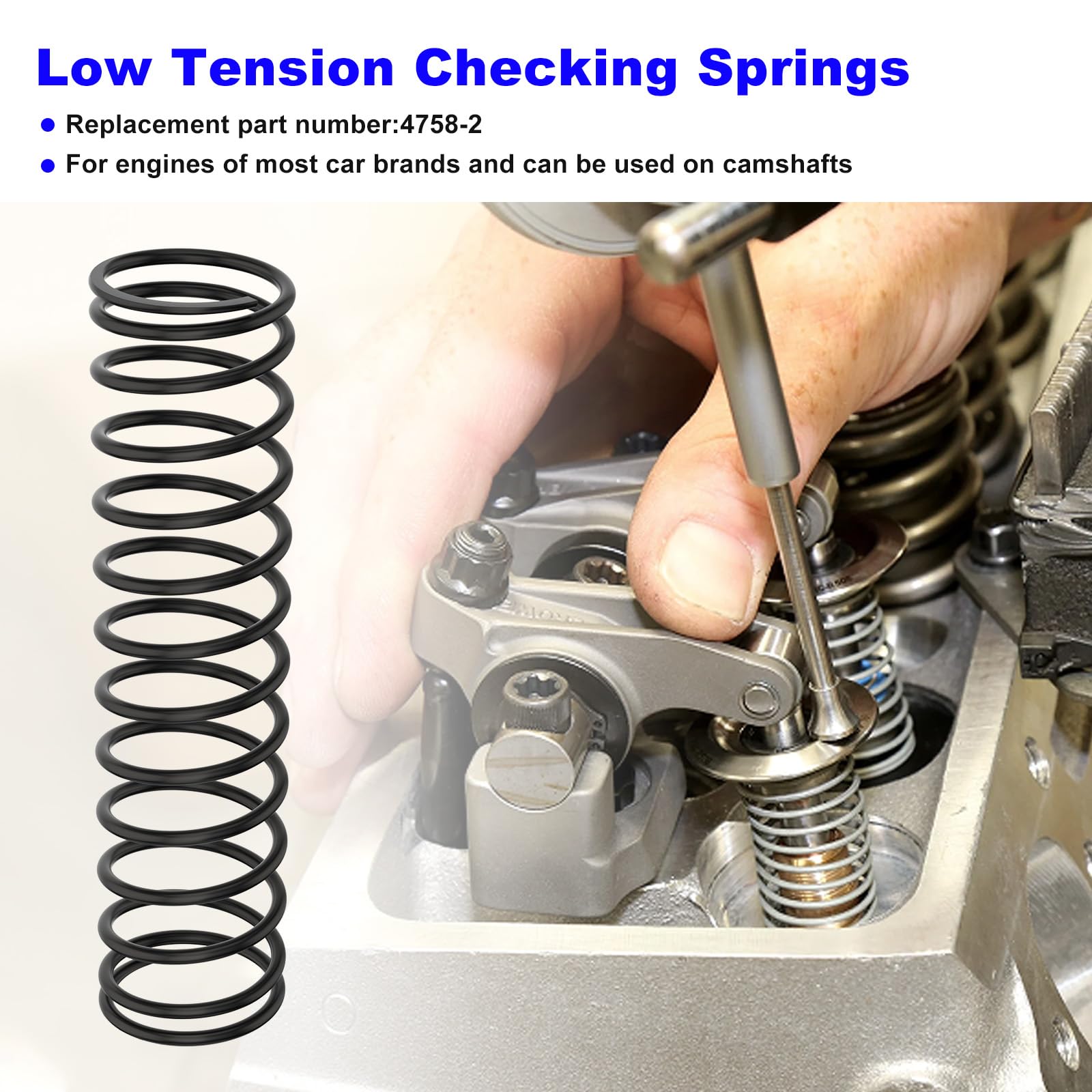 Snapklik.com : 4758-2 Valve Checking Springs - Low Tension Checking ...