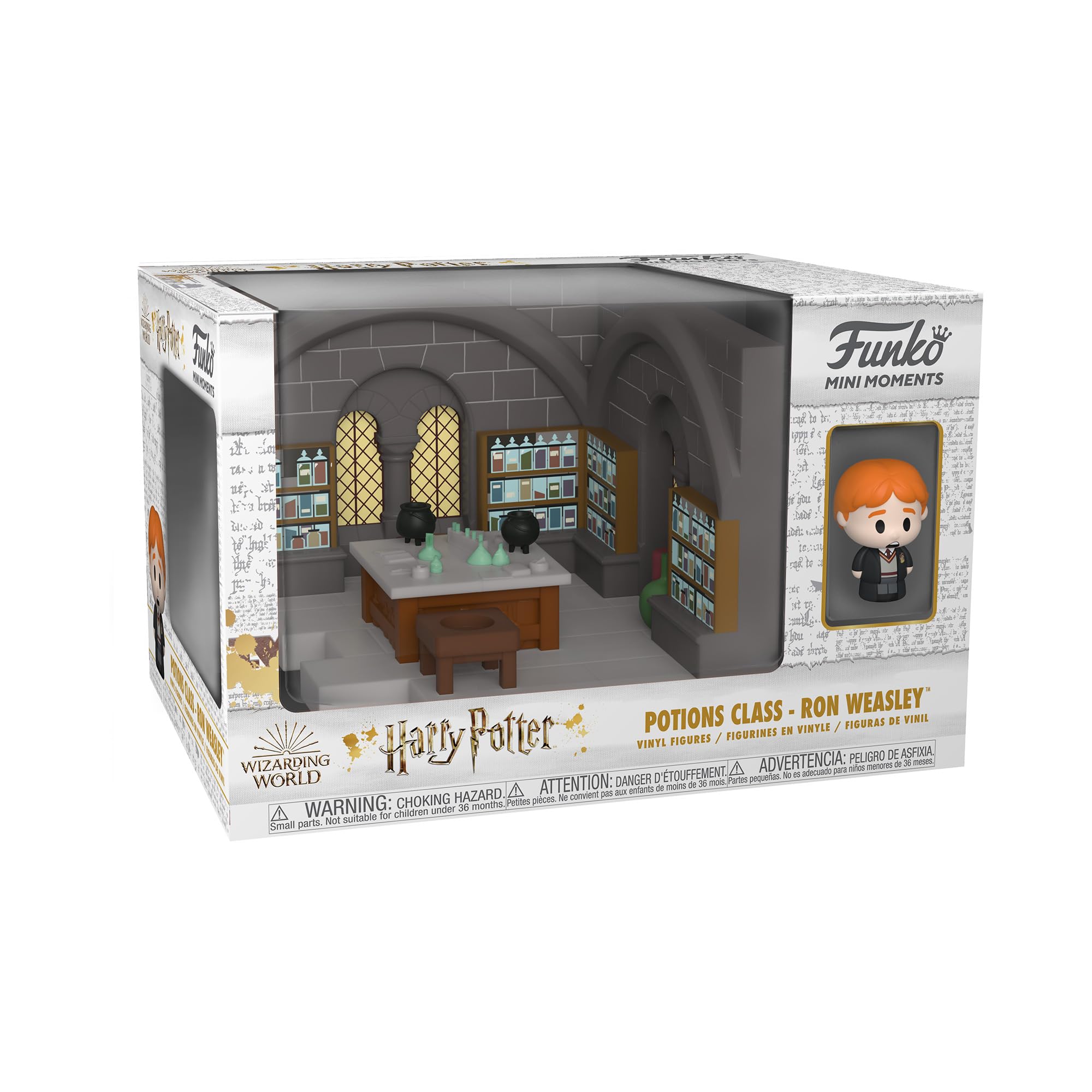 Funko Pop! Diorama: Harry Potter Anniversary - Table Scene - Ron - Collectable Vinyl Figure - Gift Idea - Official Merchandise - Toys for Kids & Adults - Movies Fans - Model Figure for Collectors