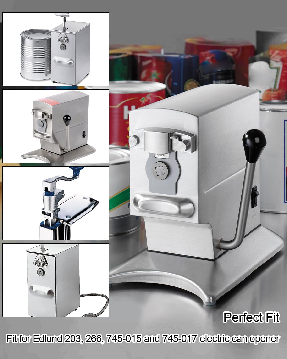 Upgraded Knife Gear Kits Fit for Edlund 203 266 745-015 745-017 Electric Can Openers Replacement, Replace KT2326