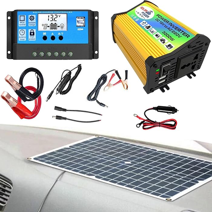 Buy Solar Power Complete Kit,Solar Panel Controller And Inverter Off