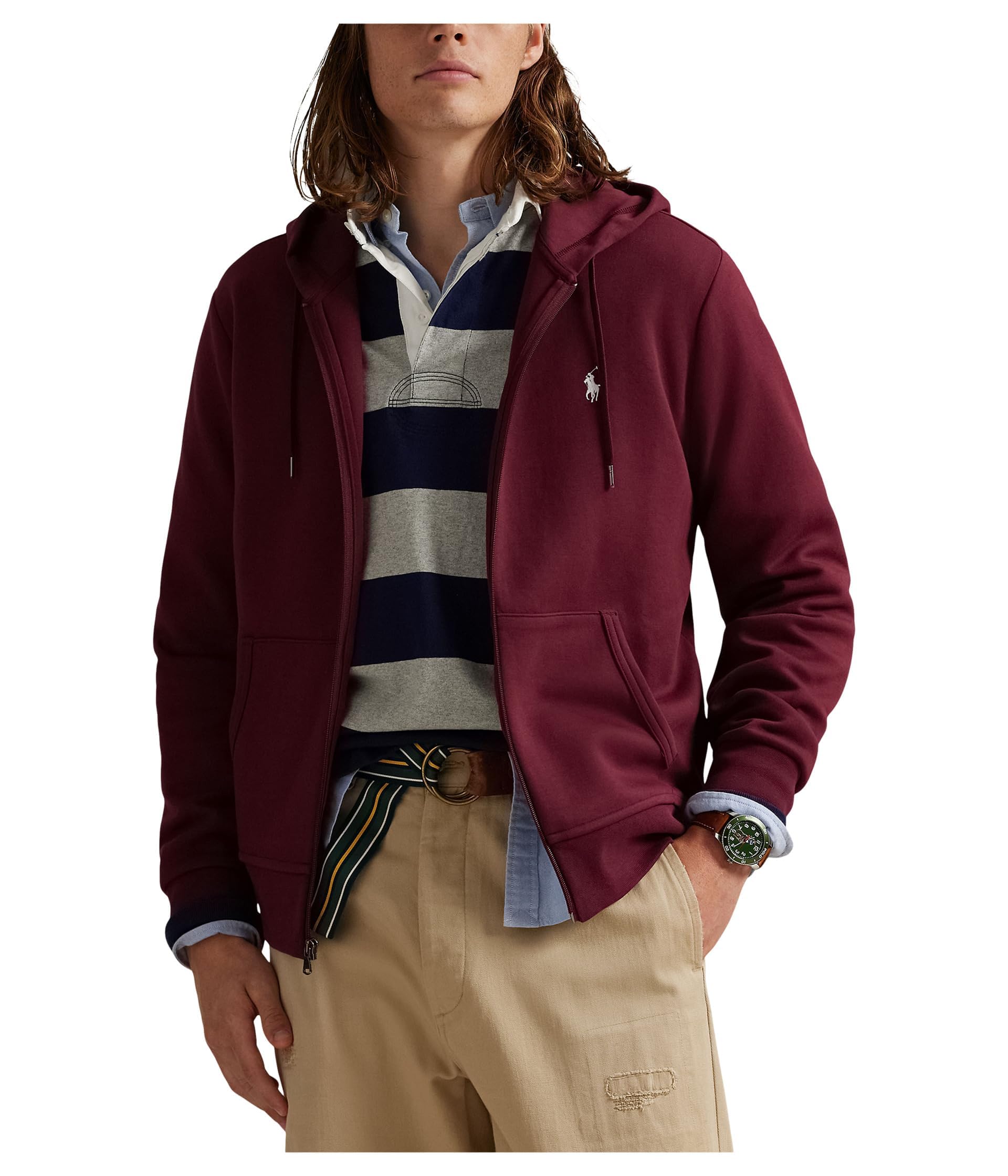 Men's Double-knit Full-zip Hoodie