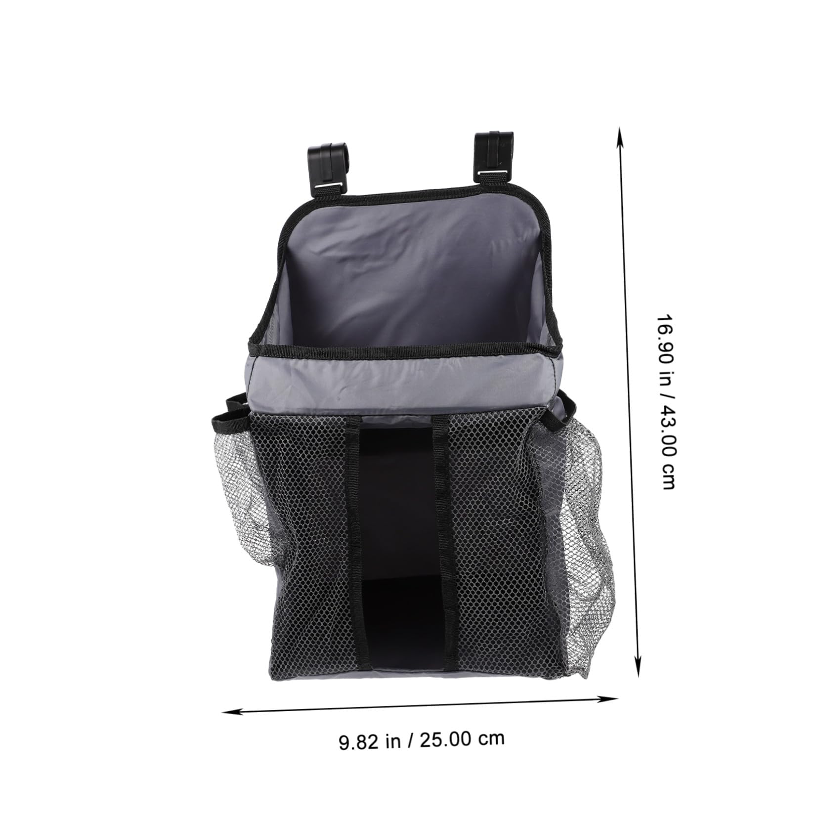 Toddmomy Faltbarer Wickel Organizer mit Großen Fächern Hängender Windel Aufbewahrungsbeutel für Wickeltisch Multifunktionale Windeltasche mit Netzfront Praktisch für Reise und Zuhause