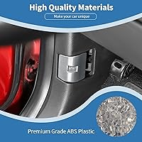 Vista 2 de para F150 Plata Interruptor de Liberación del Capó Cubierta de Embellecedor para Ford F150 2009 en adelante Accesorios Interiores Plata
