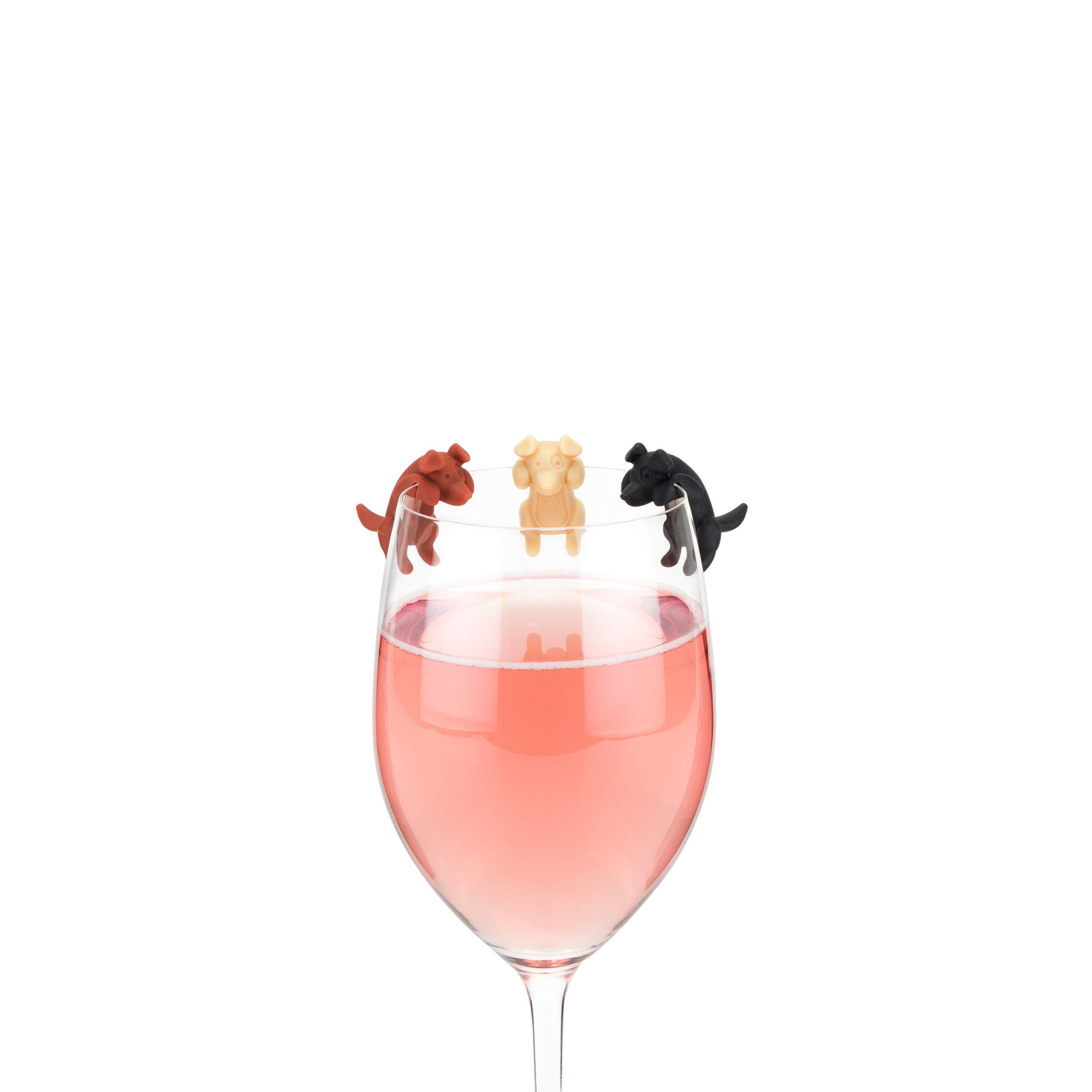 True Zoo Glas Marker, Silikon Wein Charms, Getränkemarker, Wein Charm Geschenke, Silikon