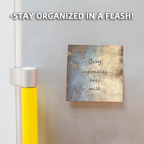 Miniatura 4 de Notas adhesivas autoadhesivas, blocs de papel, notas para publicar para oficina, escuela, organización del hogar (texturas vintage, 4 blocs)