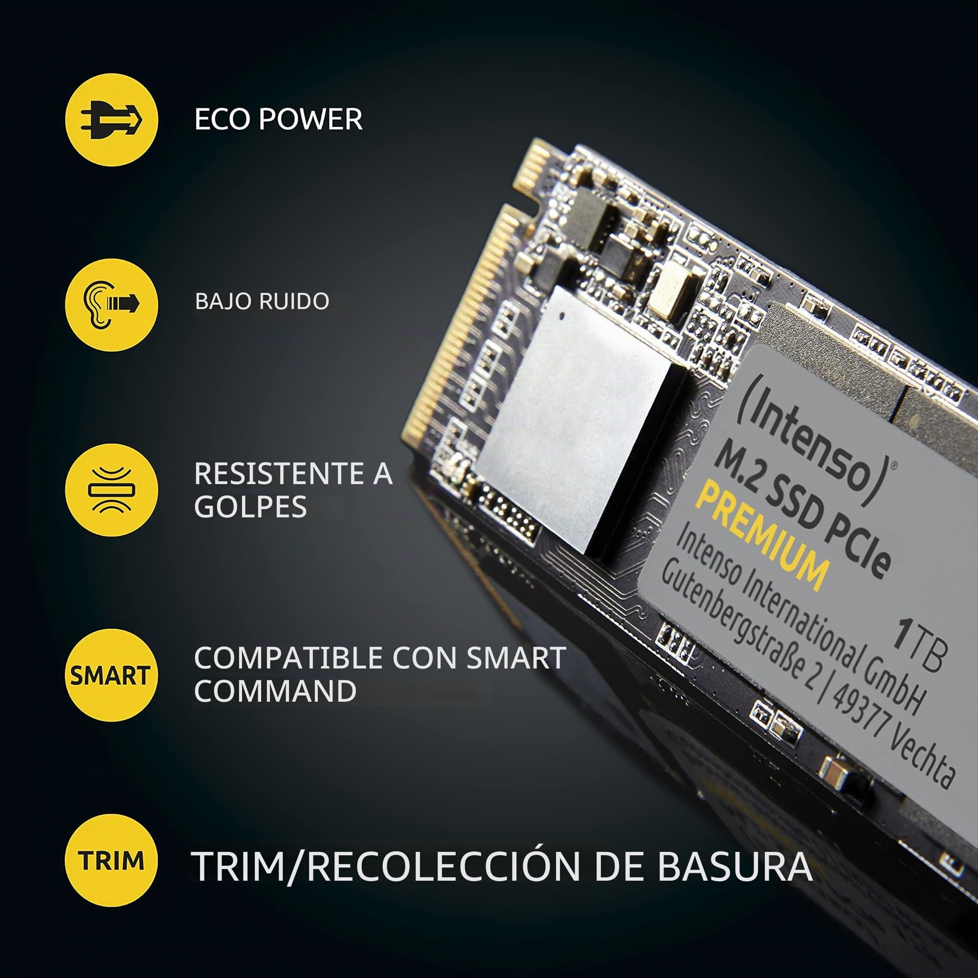 Intenso 3835450 Premium ssd 500gb pcie Gen 3x4