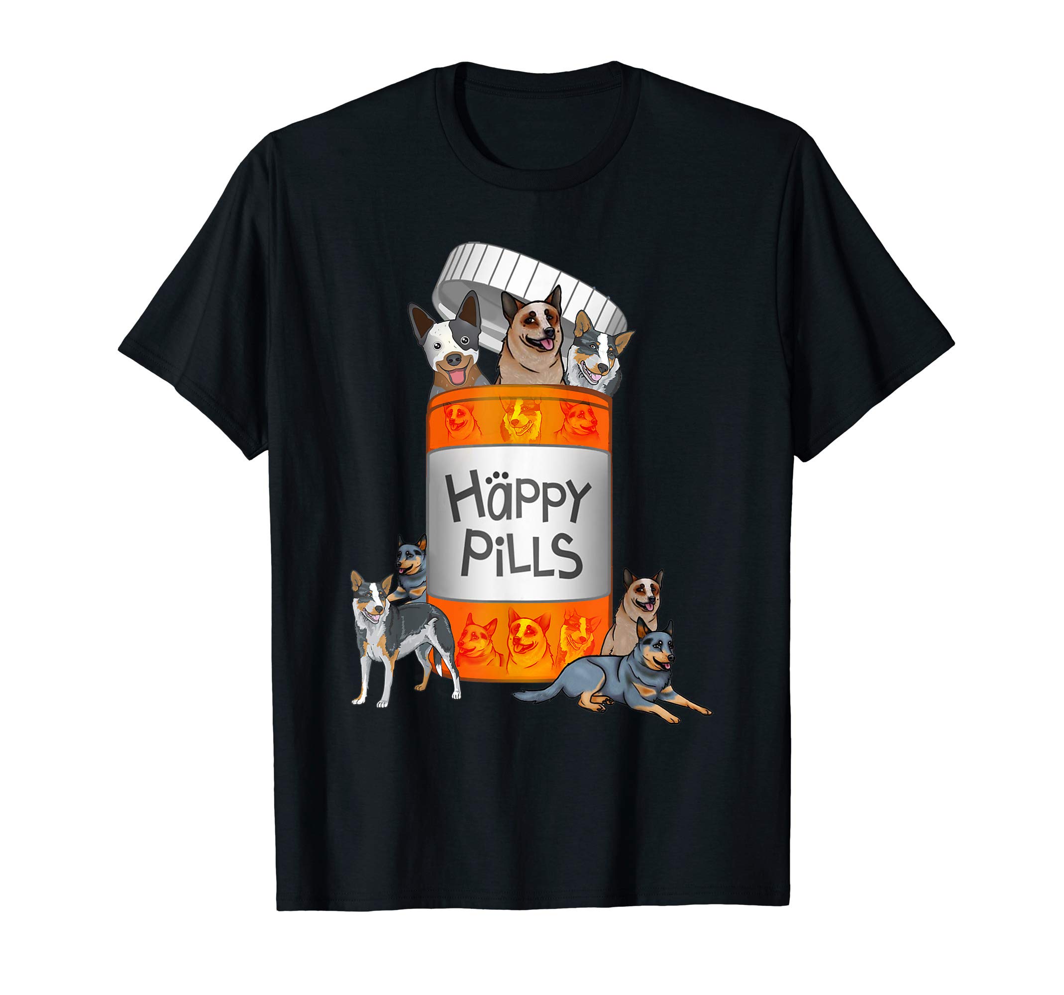 Australian Cattle Dog Happy Pills T-shirt